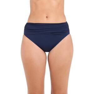 La Blanca Women's Island Goddess Banded Mid Waist Bikini Swimsuit Buttom, Size 4